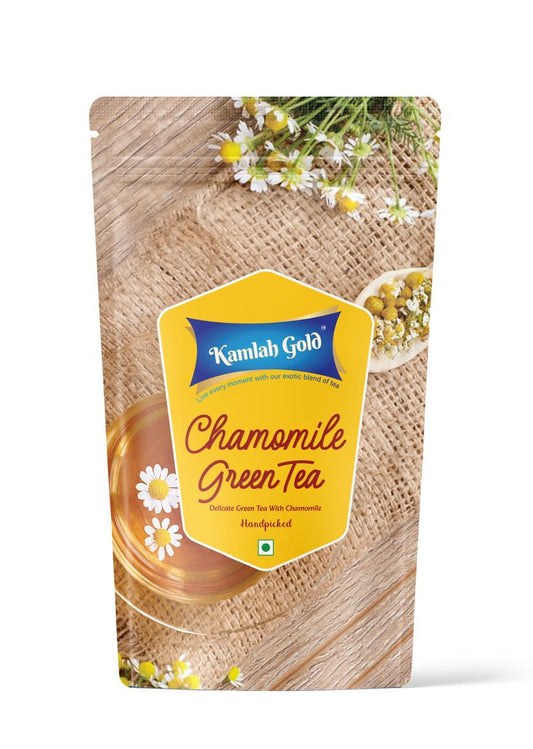 Chamomile Green Tea – Calming & Handpicked Wellness Blend