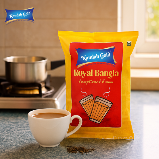 Kamlah Gold Royal Bangla Tea – A Taste of Tradition & Heritage