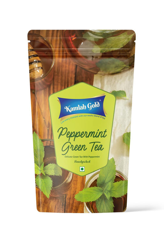 Peppermint Green Tea | Refreshing Green Tea with Peppermint | Handpicked Loose Leaf Tea